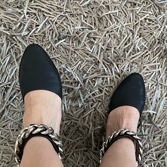 GIVENCHY Chain Detail d'Orsay Espadrille Flat - Picture 4 of 10